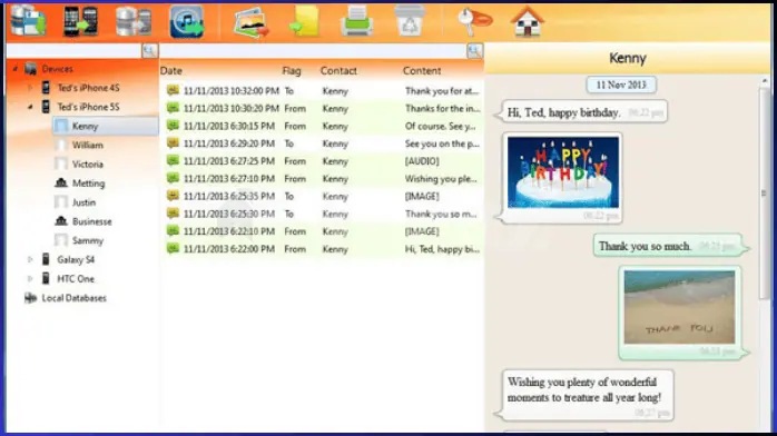 برنامج Backuptrans Android iPhone WhatsApp Transfer Plus