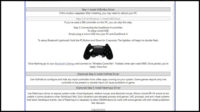تحميل برنامج DS4Windows للكمبيوتر