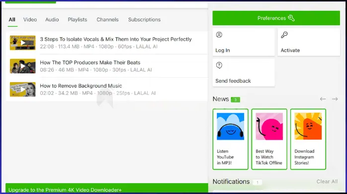 تحميل برنامج 4K Video Downloader