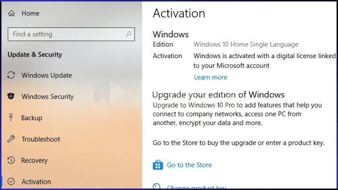 برنامج W10 Digital License Activation