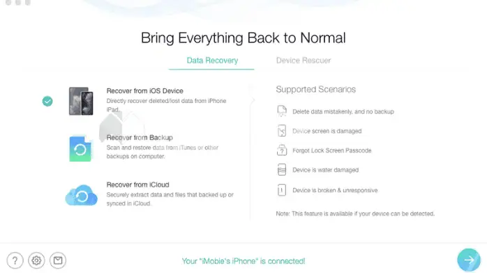 Download iMobie PhoneRescue