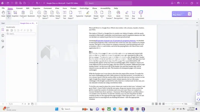 Foxit PDF Editor Pro Free