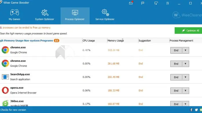 Free Wise Game Booster