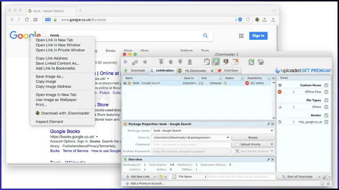 برنامج التحميل من النت JDownloader 2
