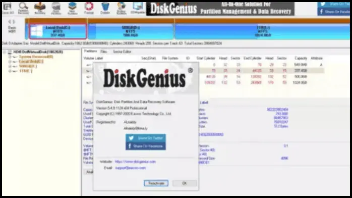 تحميل DiskGenius برنامج تقسيم الهارد للكمبيوتر 2025 مجانا