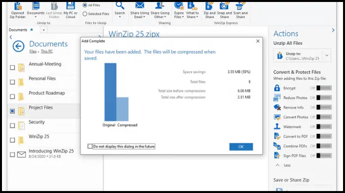 تحميل برنامج WinZip لفك الضغط 2025 احدث اصدار مجانا
