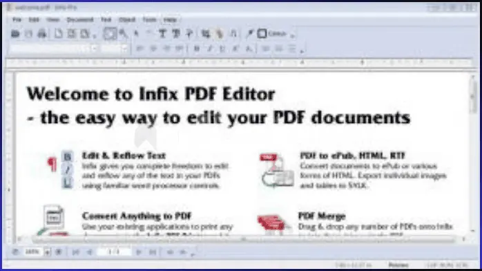 برنامج تحرير النصوص Infix PDF Editor Pro
