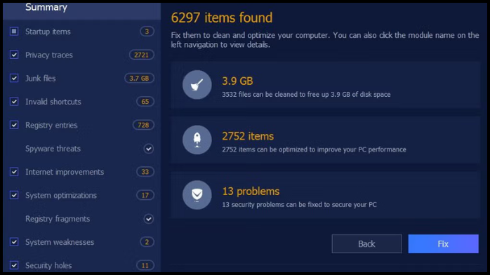 تحميل برنامج Advanced SystemCare لتنظيف وتسريع الكمبيوتر مجانا