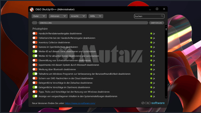 تحميل برنامج O&O ShutUp10