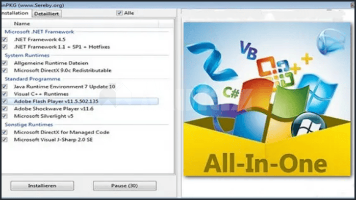 تحميل برنامج All in One Runtimes | Offline