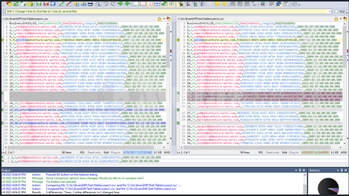 تحميل برنامج ExamDiff