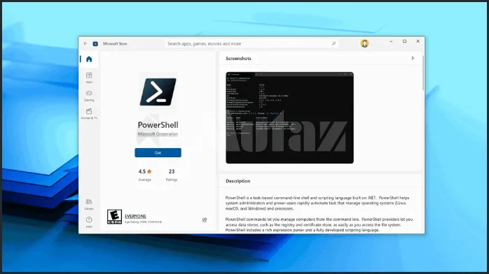 تحميل برنامج Windows PowerShell