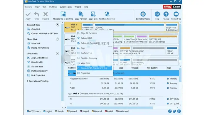 Download MiniTool Partition Wizard Pro