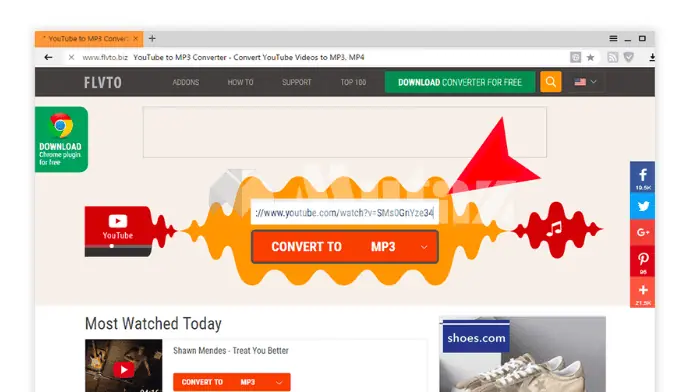 FLVTO Youtube to Mp3 Converter