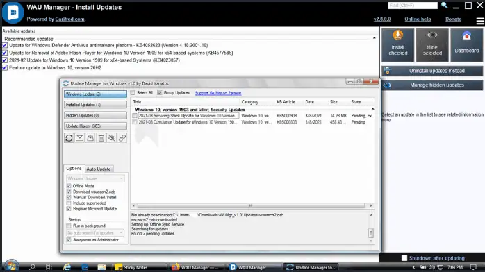تحميل برنامج WAU Manager
