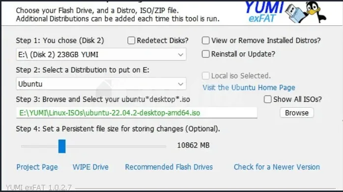 تحميل برنامج YUMI