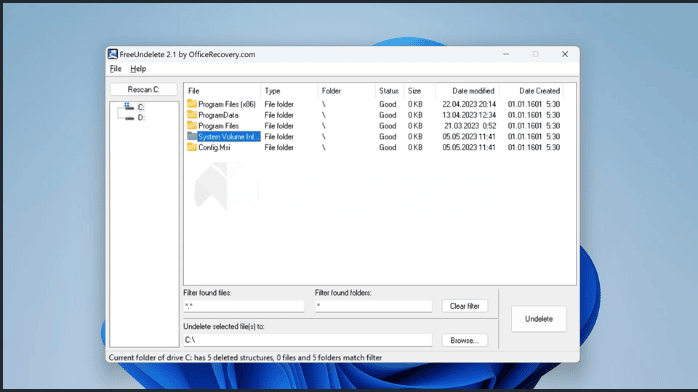 تحميل برنامج Free Undelete