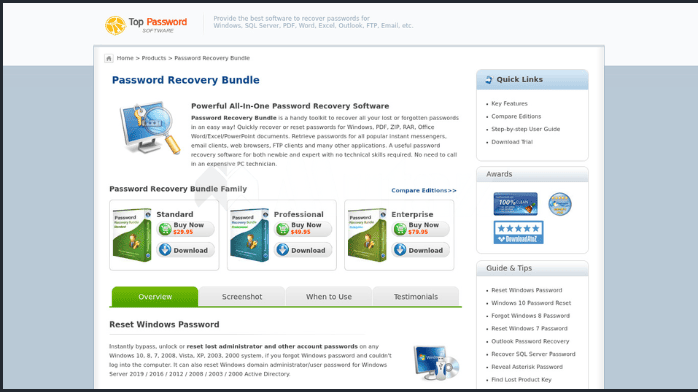 تحميل برنامج Password Recovery Bundle