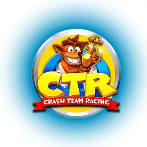 صورة مليئة بالإثارة من لعبة Crash Team Racing، تعرض سيارات الكارت المسرعة عبر مسار غريب مع شخصيات محبوبة