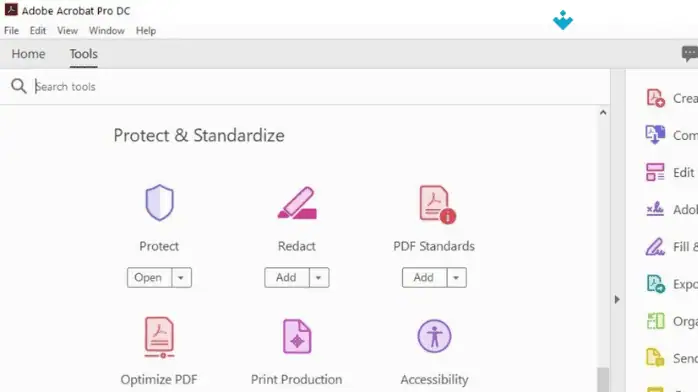 برنامج Adobe Acrobat Pro DC 2019