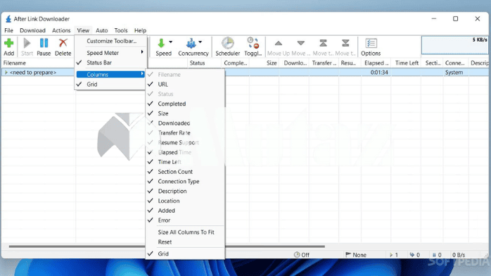 تحميل برنامج After Link Downloader 