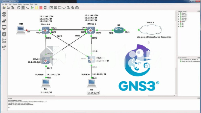 تحميل برنامج GNS Networking 3
