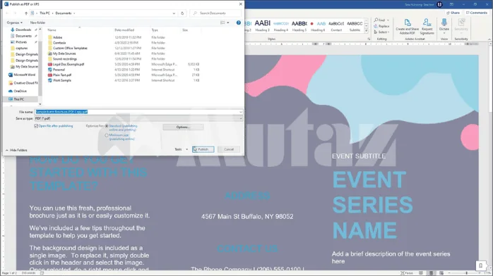 تحميل برنامج Save as PDF Office