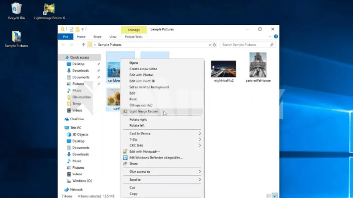تحميل برنامج Light Image Resizer